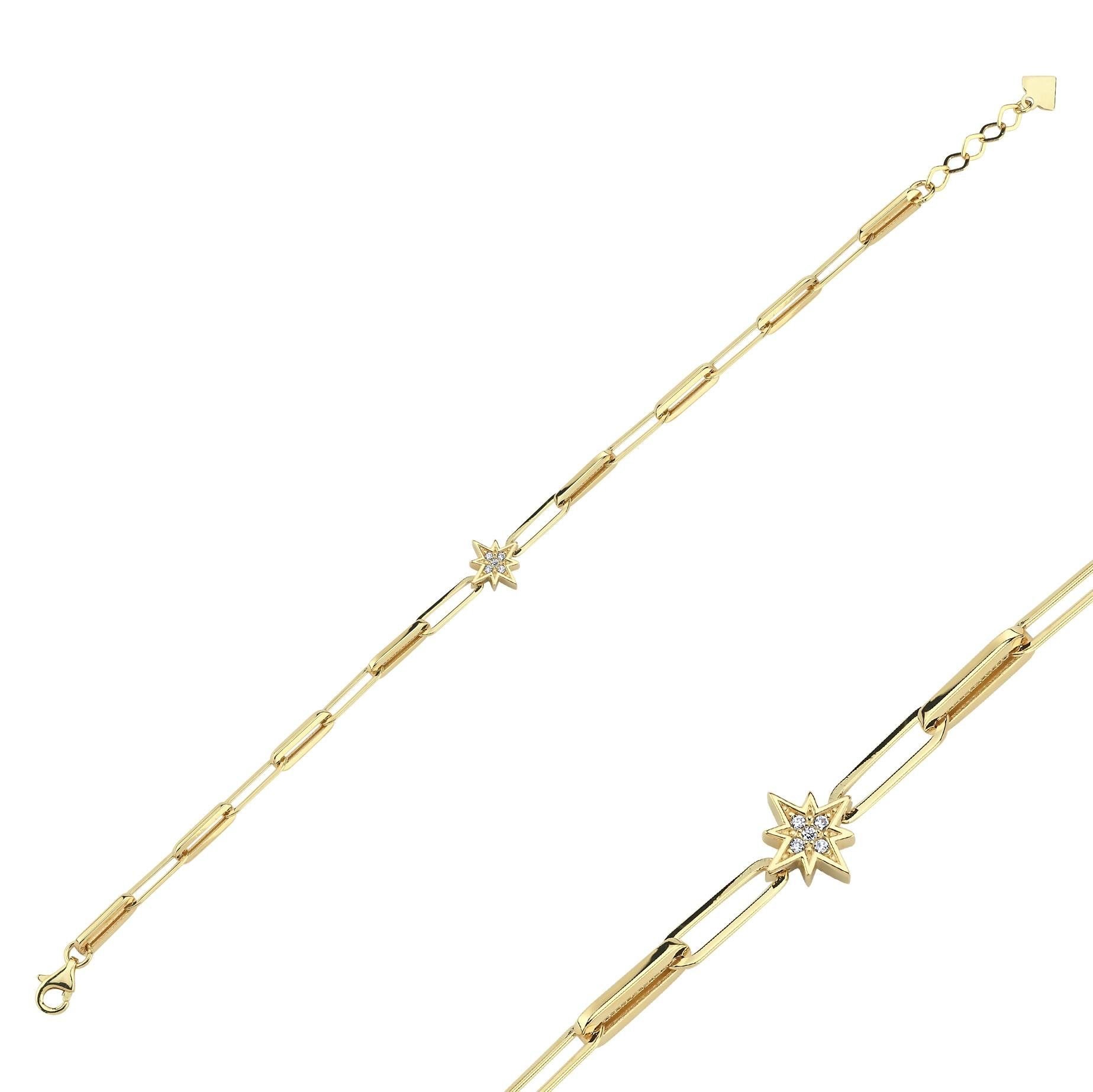 Classy Taşlı Ataç Bileklik