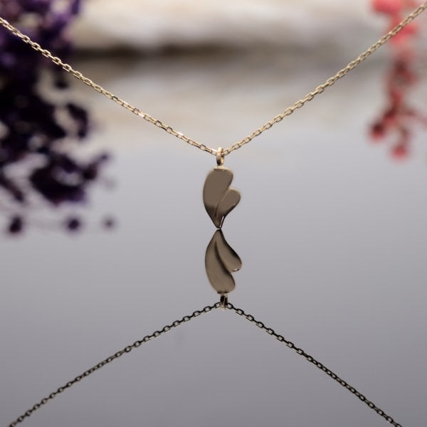 14 Ayar Altın Mini Kalp Kolye