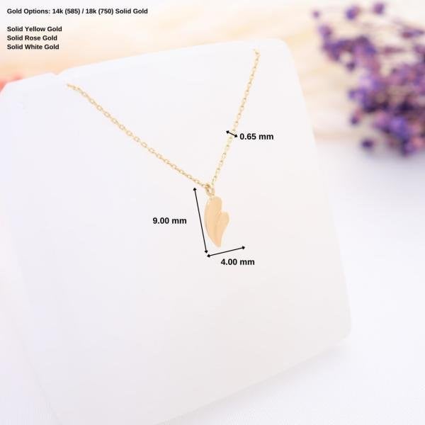 14 Ayar Altın Mini Kalp Kolye