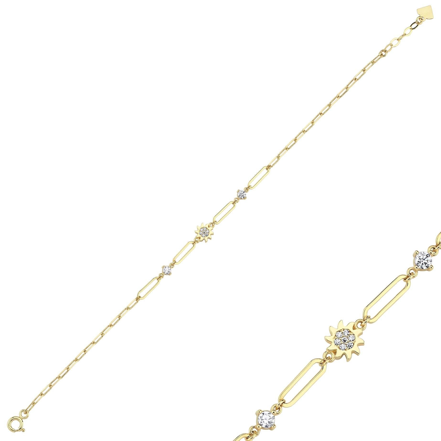 Classy Taşlı Güneş Atac Bileklik