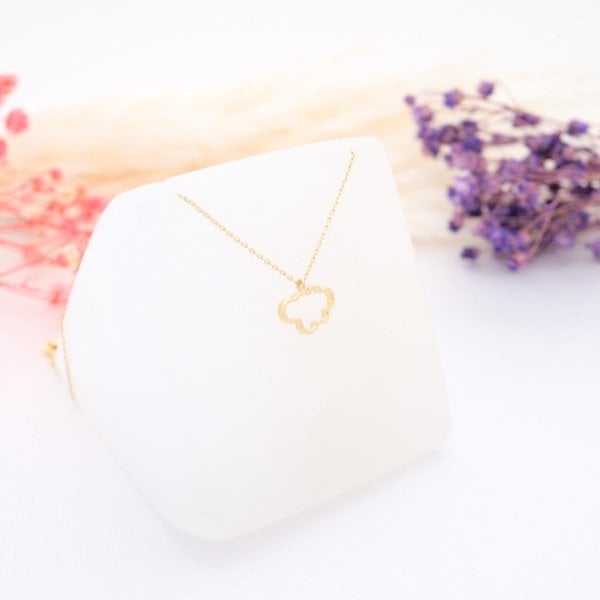 14 Ayar Altın Bulut Kolye