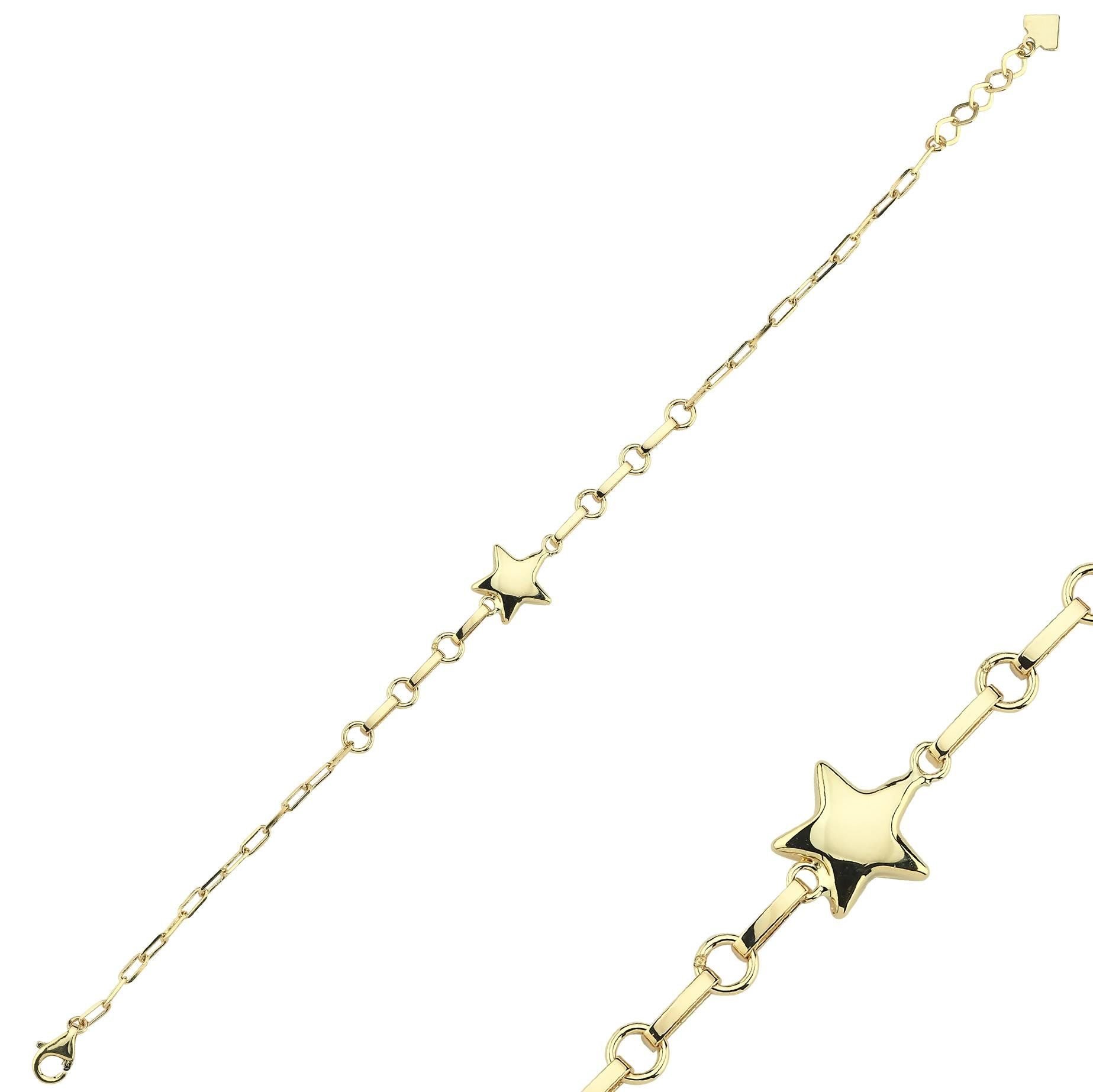 Classy Taşsız Yıldız Bileklik