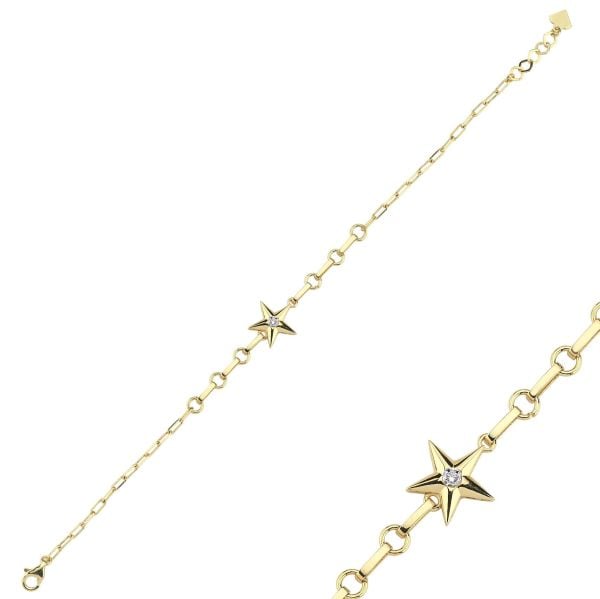 Classy Taşlı Yıldız Bileklik