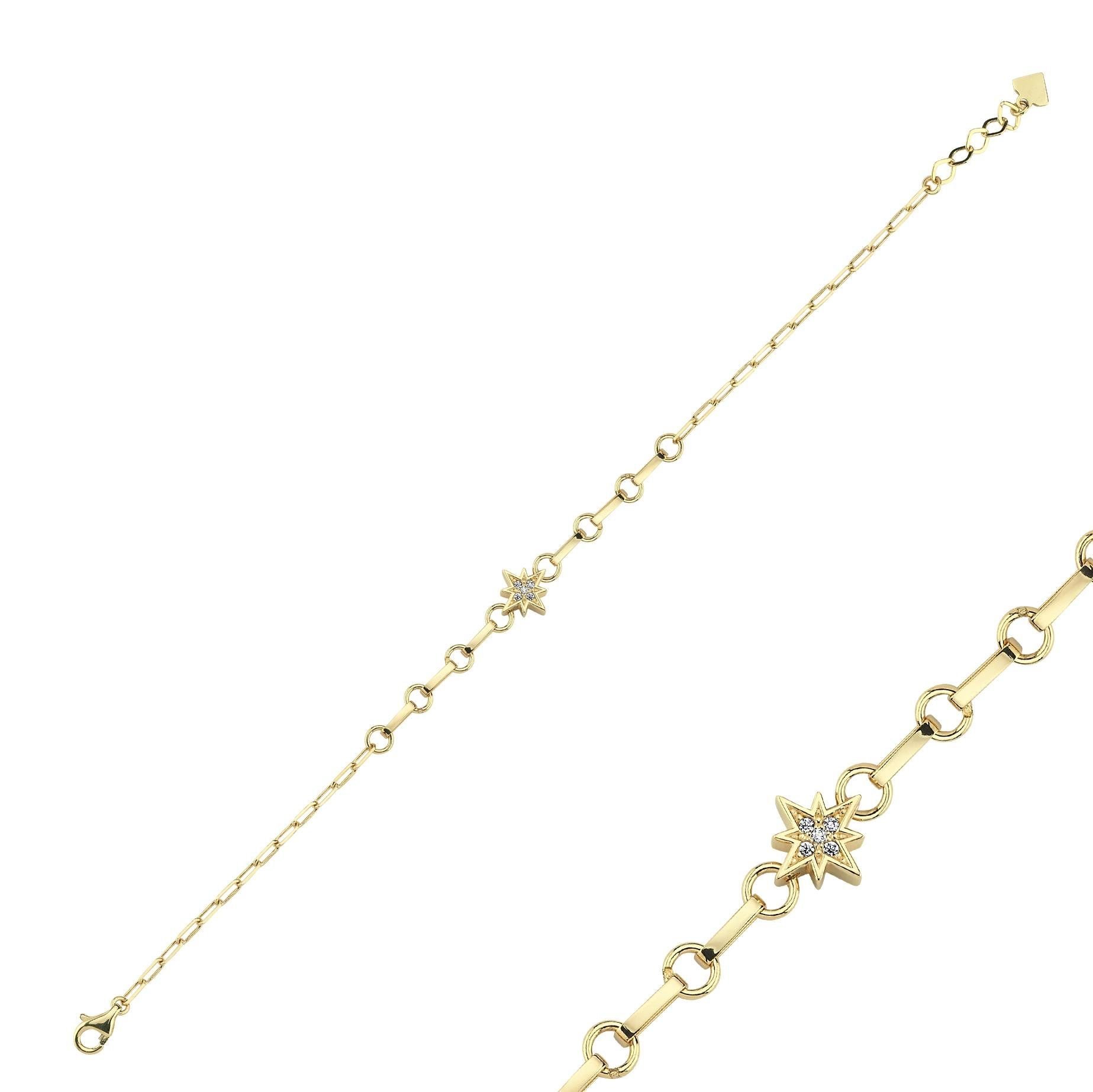 Classy Taşlı Kutup Yıldızı Bileklik