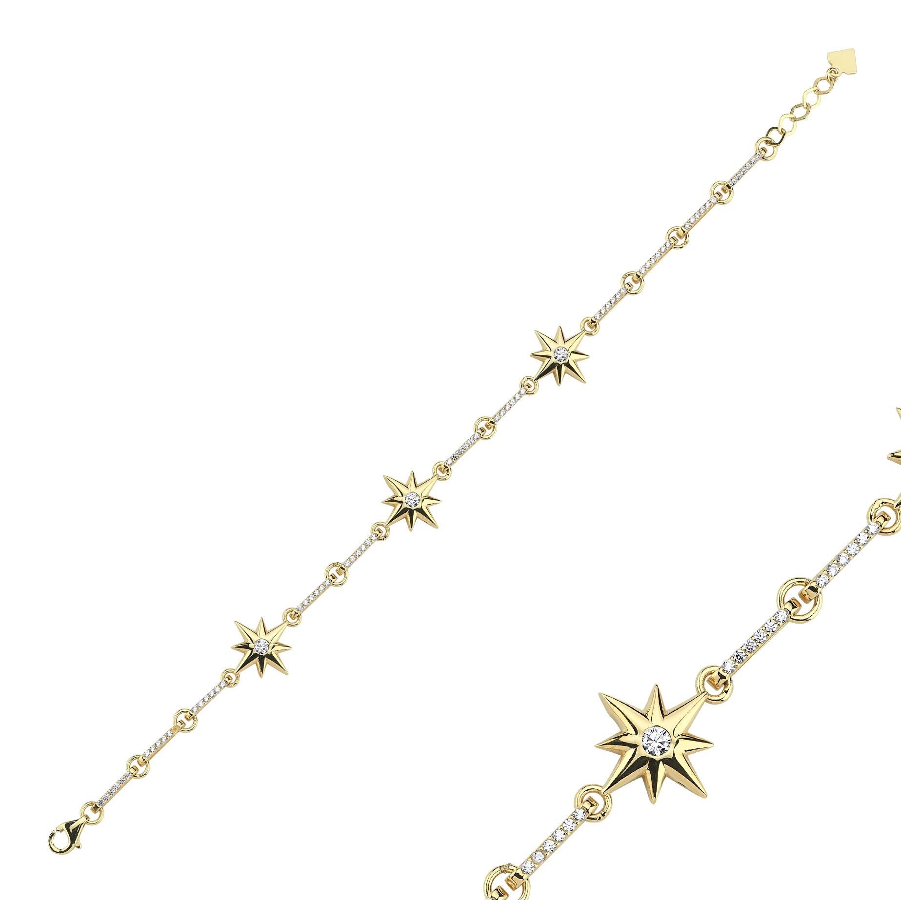 Classy Taşlı Kutup Yıldızı Bileklik