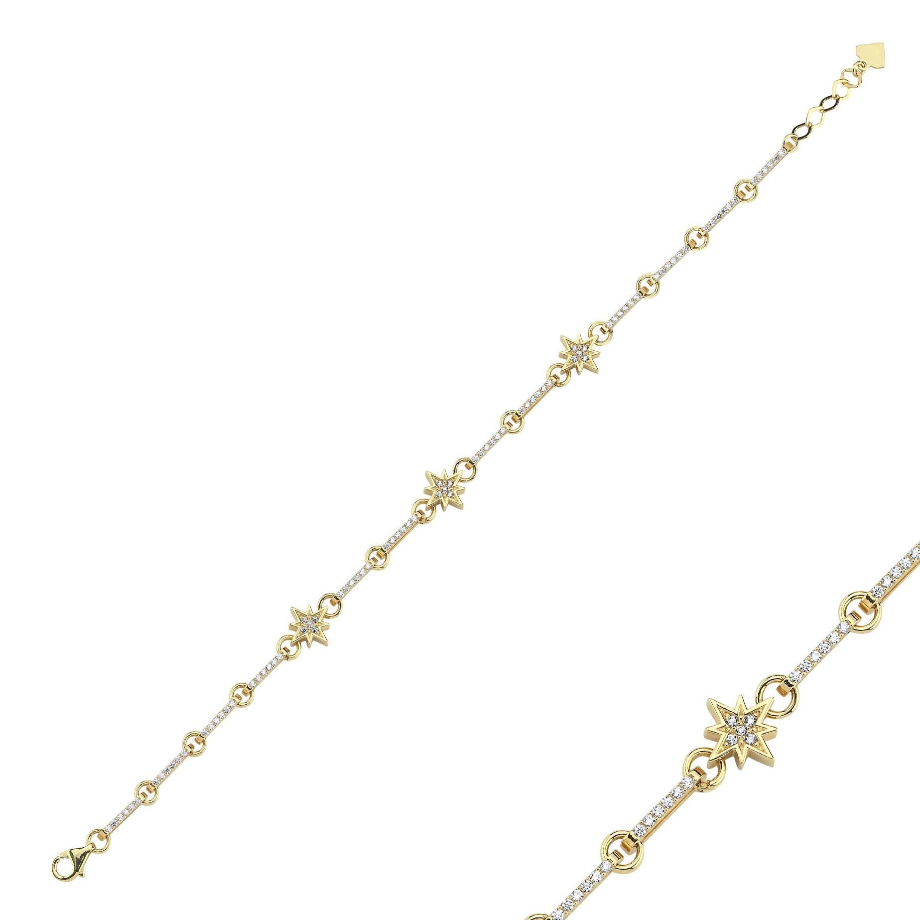 Classy Taşlı Kutup Yıldızı Bileklik