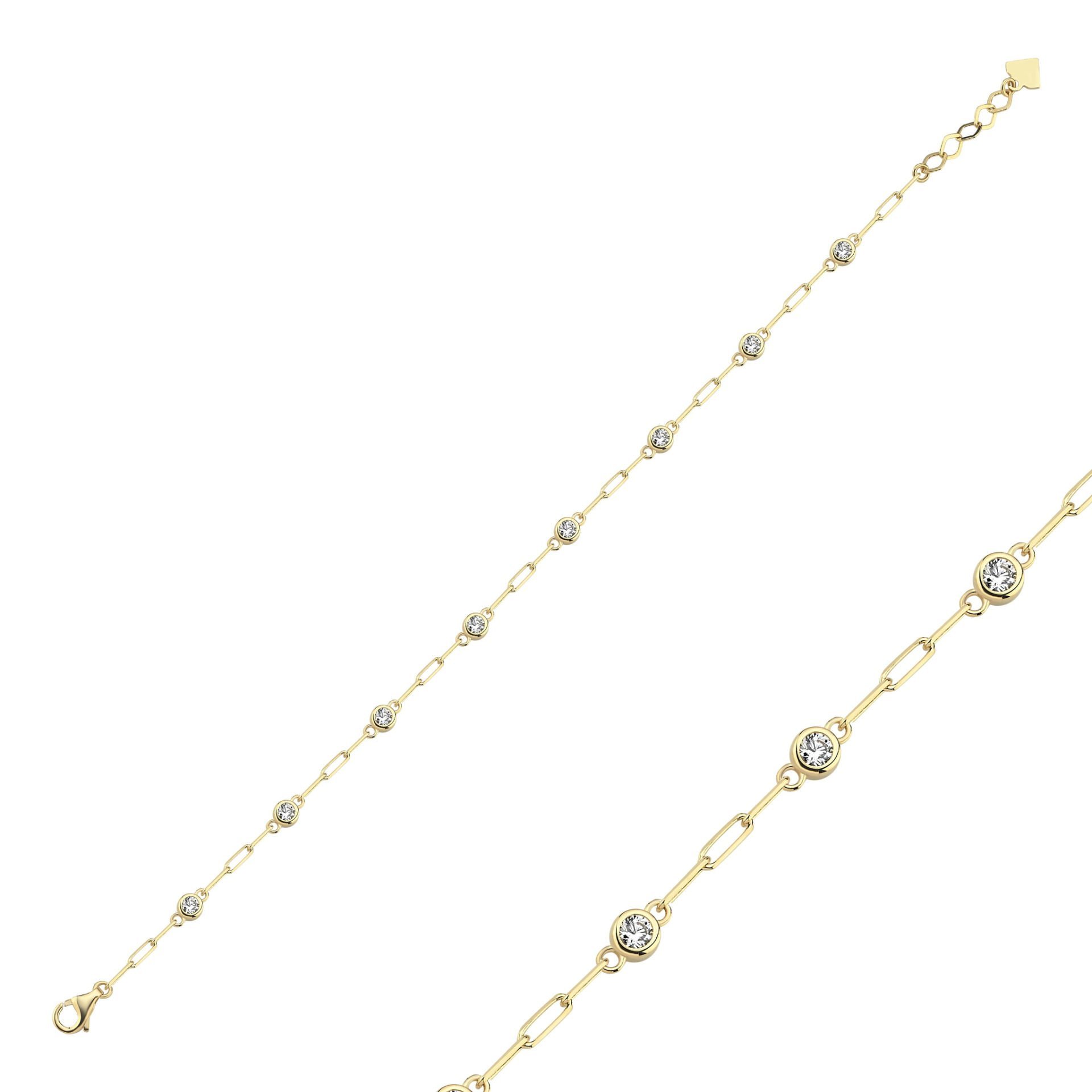 Simple Taşlı Tohum Bileklik