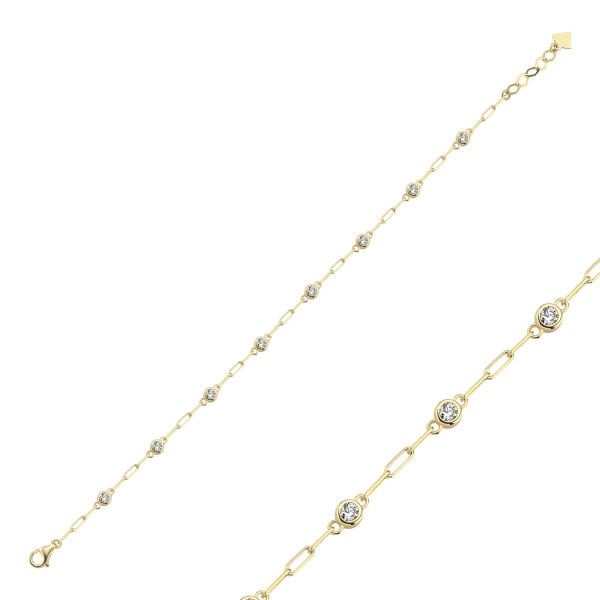 Simple Taşlı Tohum Bileklik