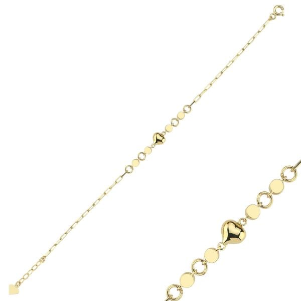 Classy Taşsız Kalp Bileklik