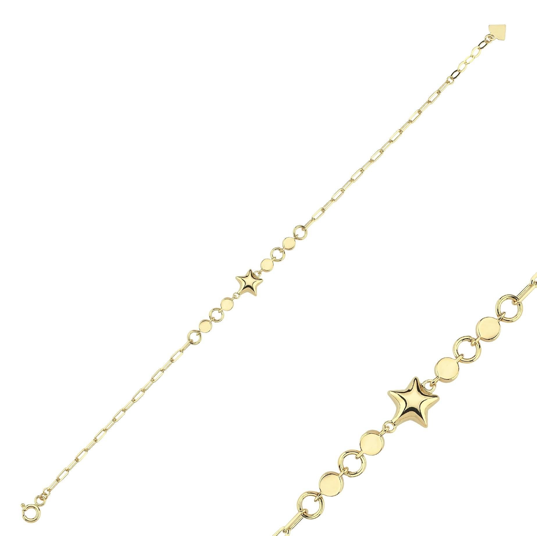 Classy Taşsız Yıldız Bileklik