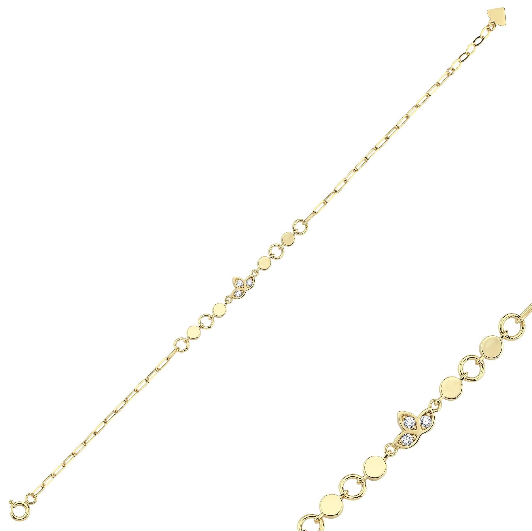 Classy Taşlı Lotus Bileklik
