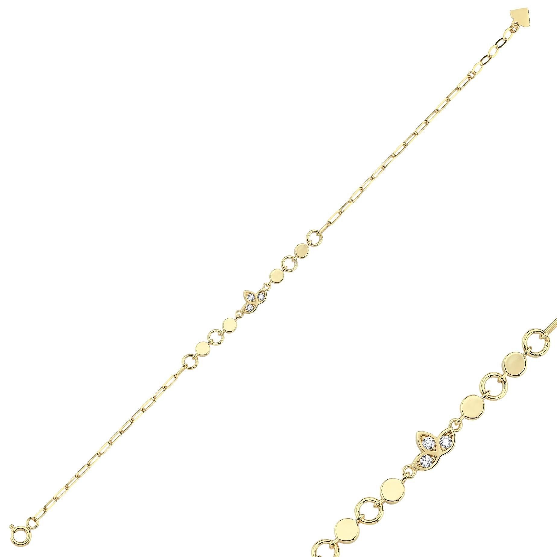 Classy Taşlı Lotus Bileklik