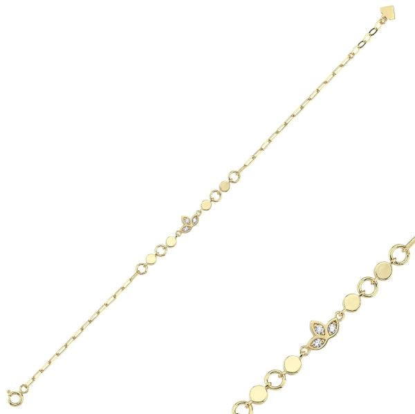 Classy Taşlı Lotus Bileklik