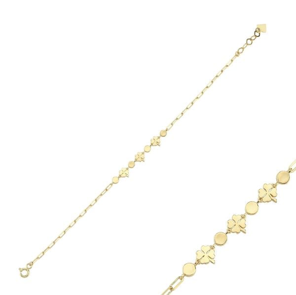 Classy Taşsız Yonca Bileklik