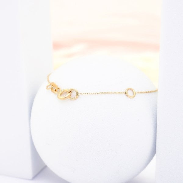 14 Ayar Altın Yıldız Bileklik