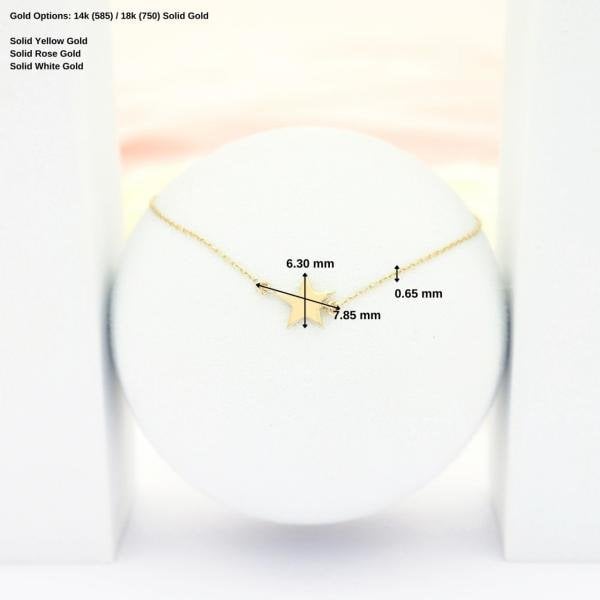 14 Ayar Altın Yıldız Bileklik