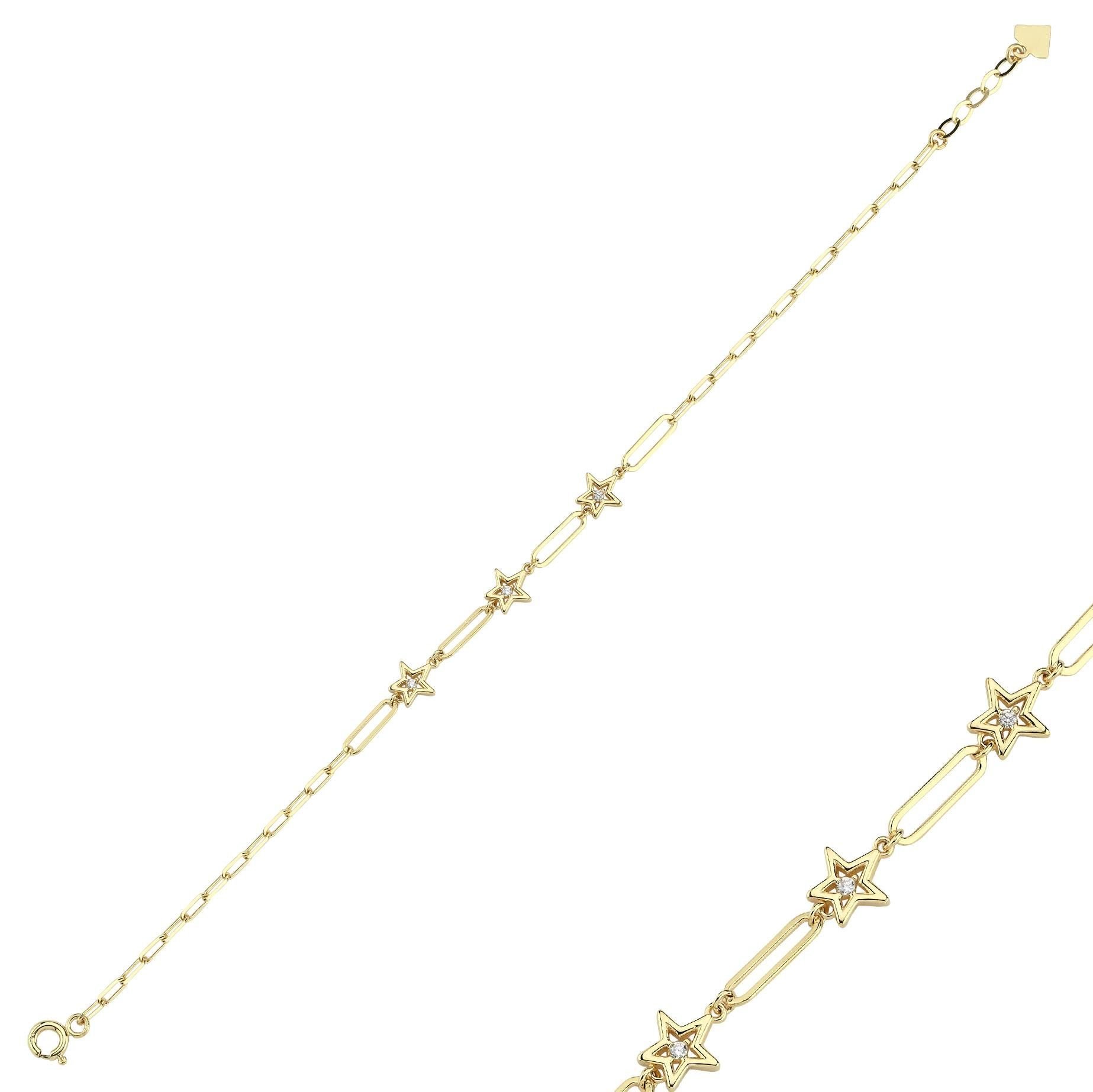 Classy Taşlı Yıldız Atac Bileklik