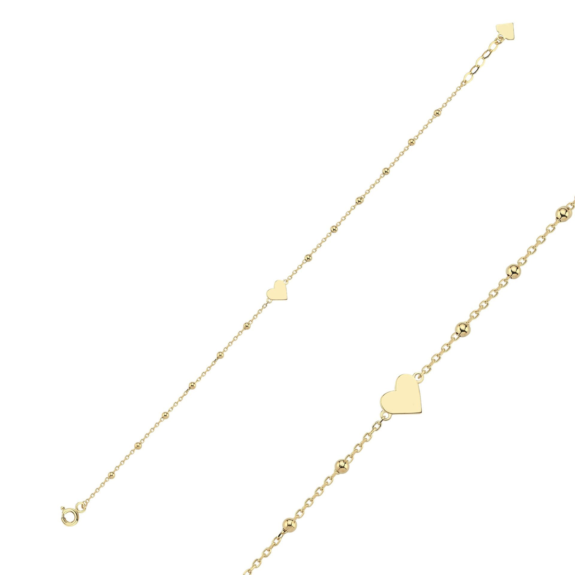 Simple Kalp Toplu Bileklik