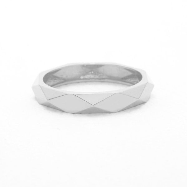 14 Ayar Altın Geometrik Zarif Yüzük