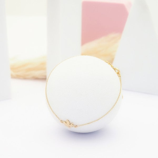 14 Ayar Altın Kuş Bileklik