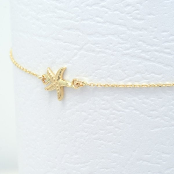 14 Ayar Altın Deniz Yıldızı Bileklik