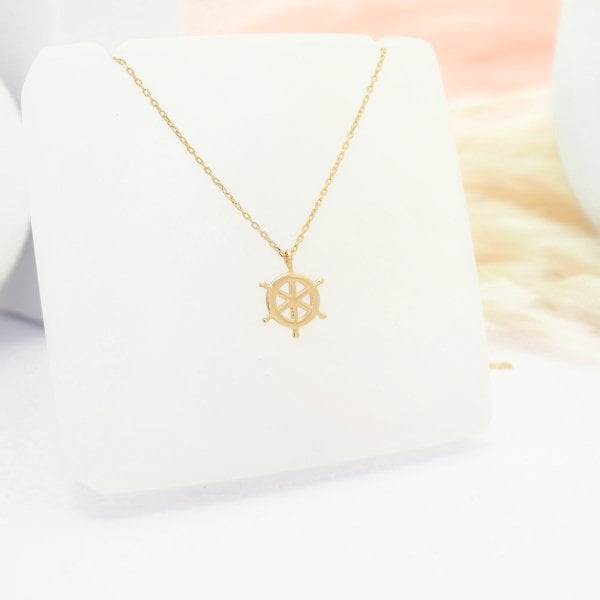 14 Ayar Altın Dümen Kolye