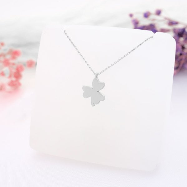 14 Ayar Altın Şans Yoncası Kolye