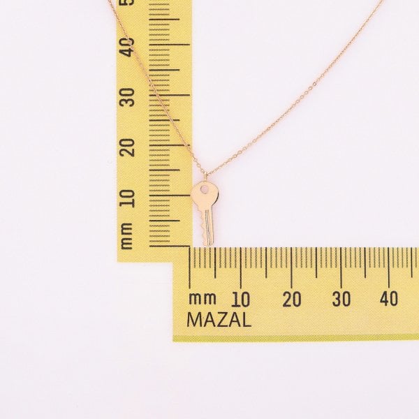 14 Ayar Altın Anahtar Kolye