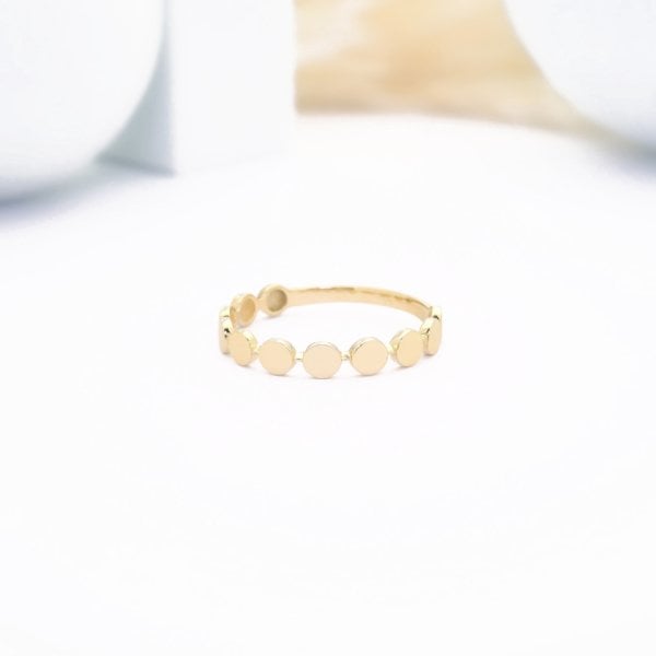 14 Ayar Altın Modern Yüzük