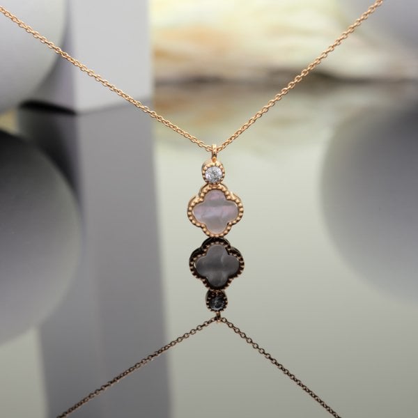 14 Ayar Altın Zarif Sedef Kolye