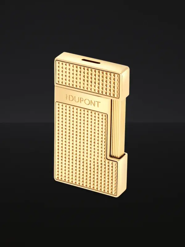 S.T. Dupont Slimmy Diamond Head Gold Çakmak 28119