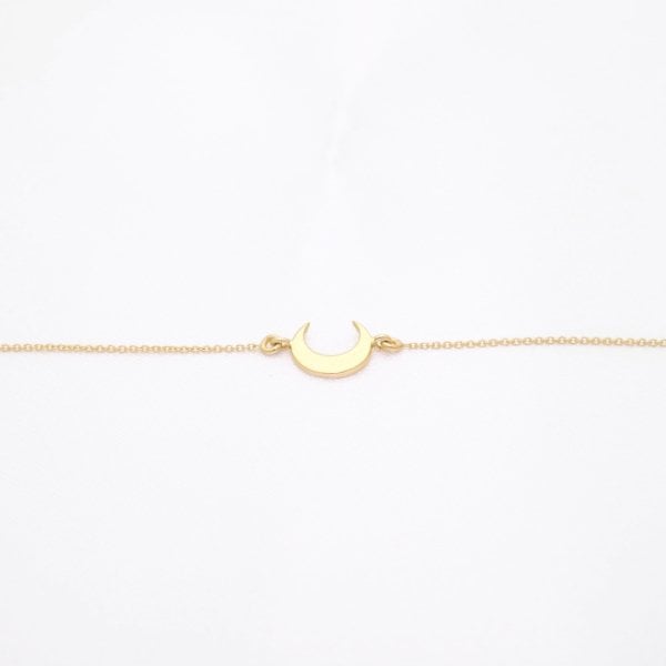 14 Ayar Altın Hilal Bileklik