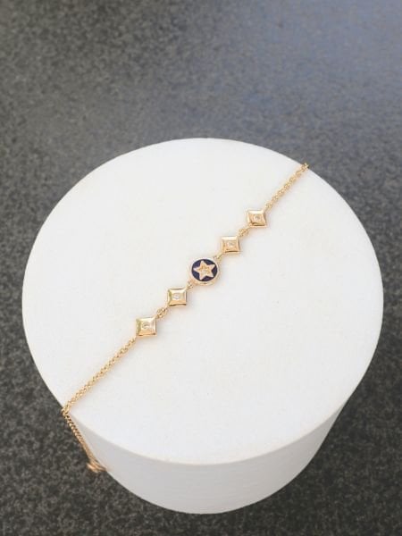 14 Ayar Altın Yıldız Bileklik