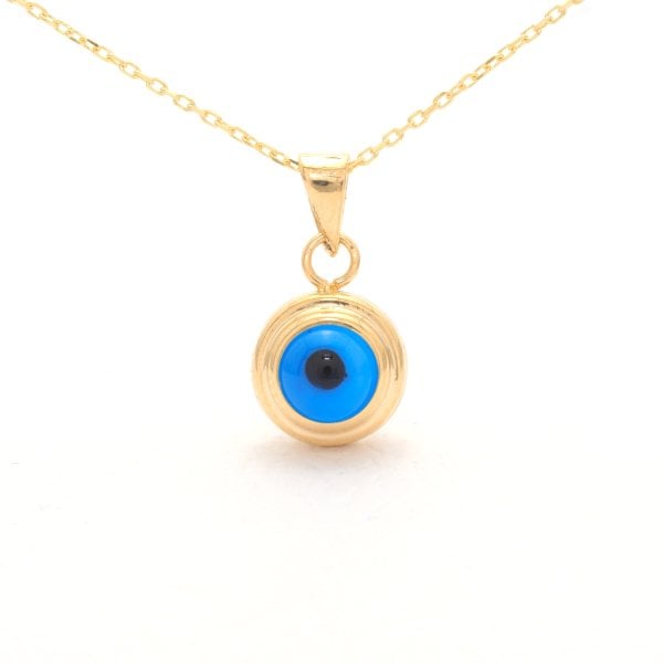 14 Ayar Altın Mini Göz Kolye