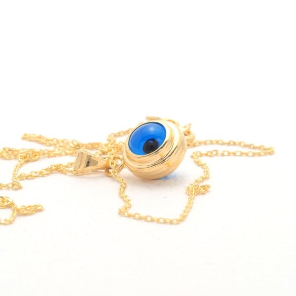 14 Ayar Altın Mini Göz Kolye