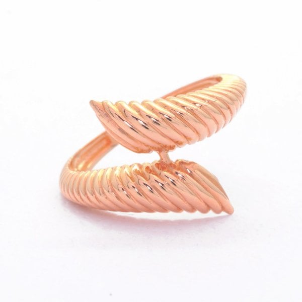 14 Ayar Altın Eşsiz Kruvasan Yüzük