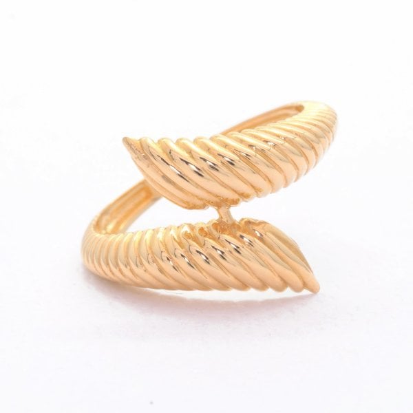 14 Ayar Altın Eşsiz Kruvasan Yüzük