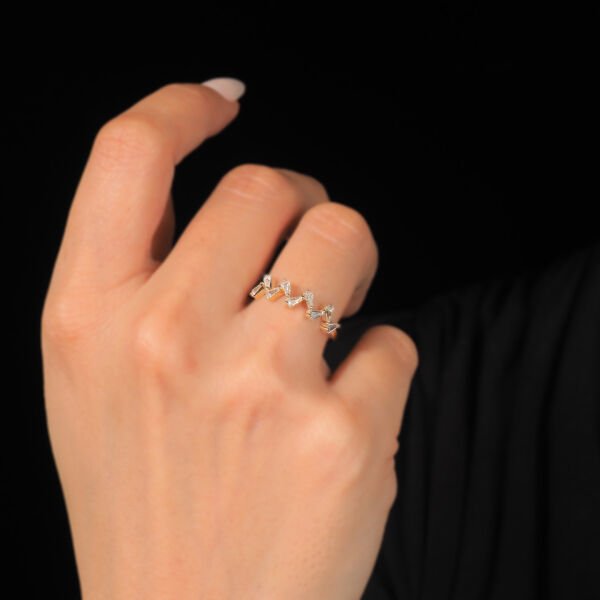 14 Ayar Altın Taç Tasarım Yüzük