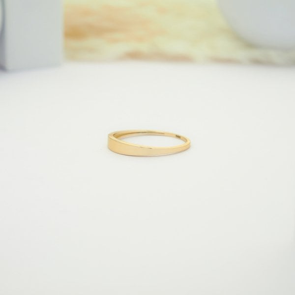 14 Ayar Altın Modern Yüzük