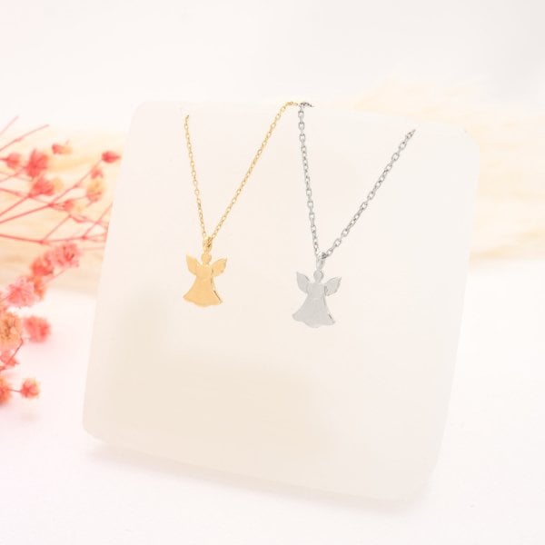 14 Ayar Altın Melek Kolye