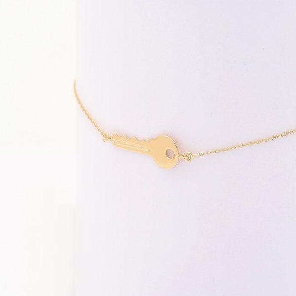 14 Ayar Altın Anahtar Bileklik