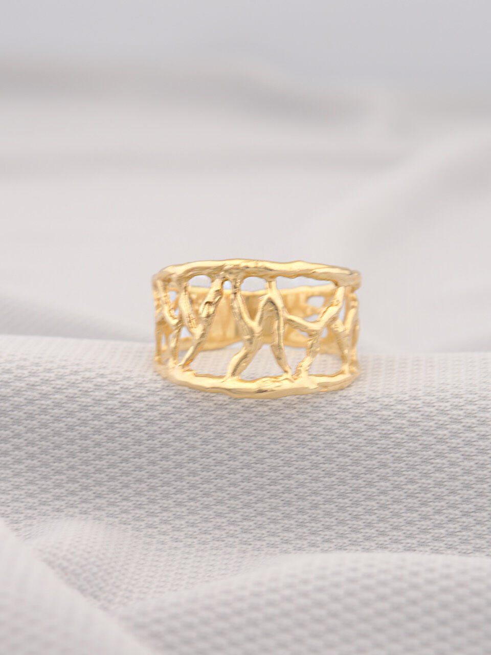 14 Ayar Altın Dal Model Yüzük