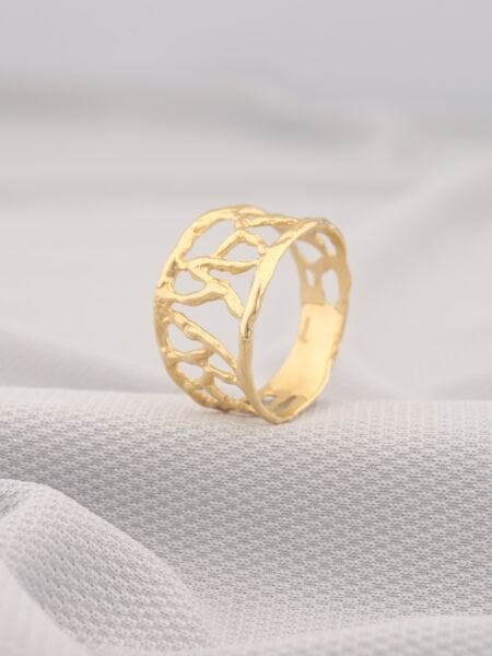 14 Ayar Altın Dal Model Yüzük