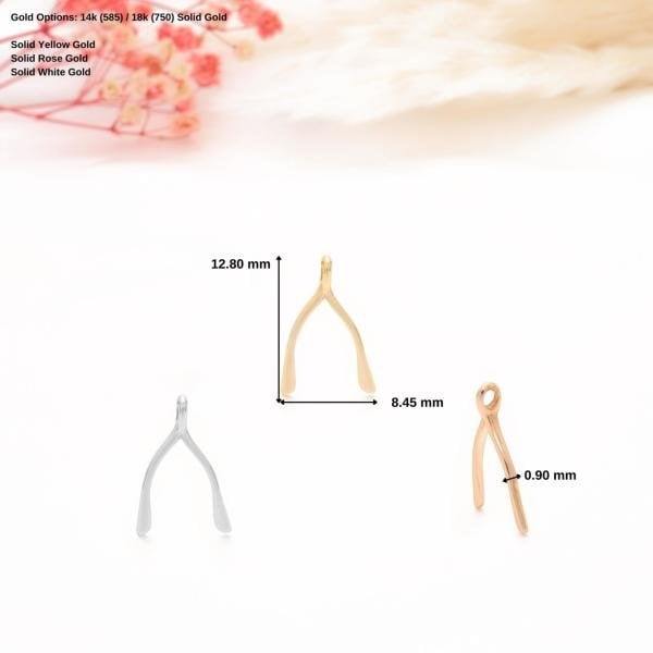 14 Ayar Altın Lades Kemiği Kolye