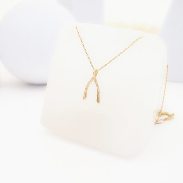 14 Ayar Altın Lades Kemiği Kolye