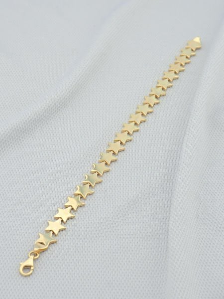 14 Ayar Altın Yıldız Bileklik