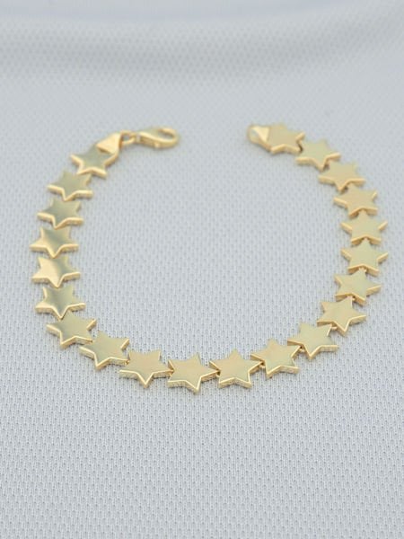 14 Ayar Altın Yıldız Bileklik