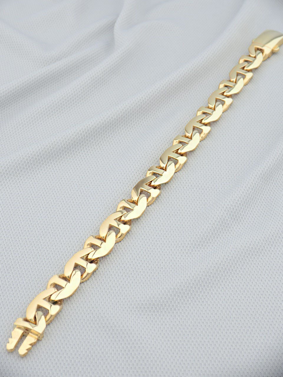 14 Ayar Altın Zincir Tasarım Bileklik