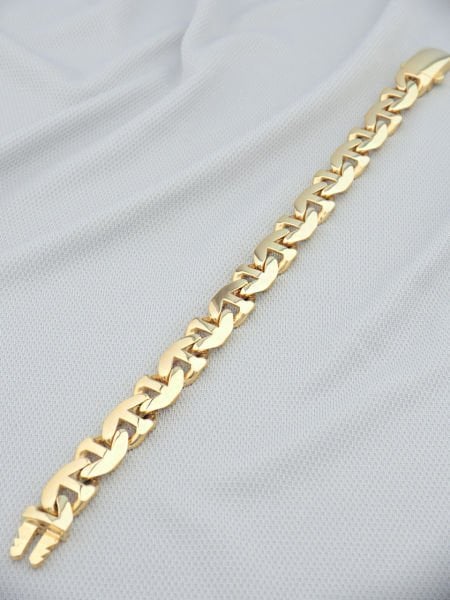 14 Ayar Altın Zincir Tasarım Bileklik