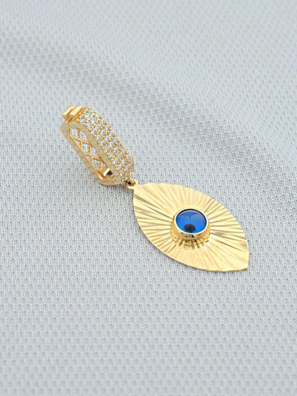 14 Ayar Altın Charm Göz Kolye Ucu